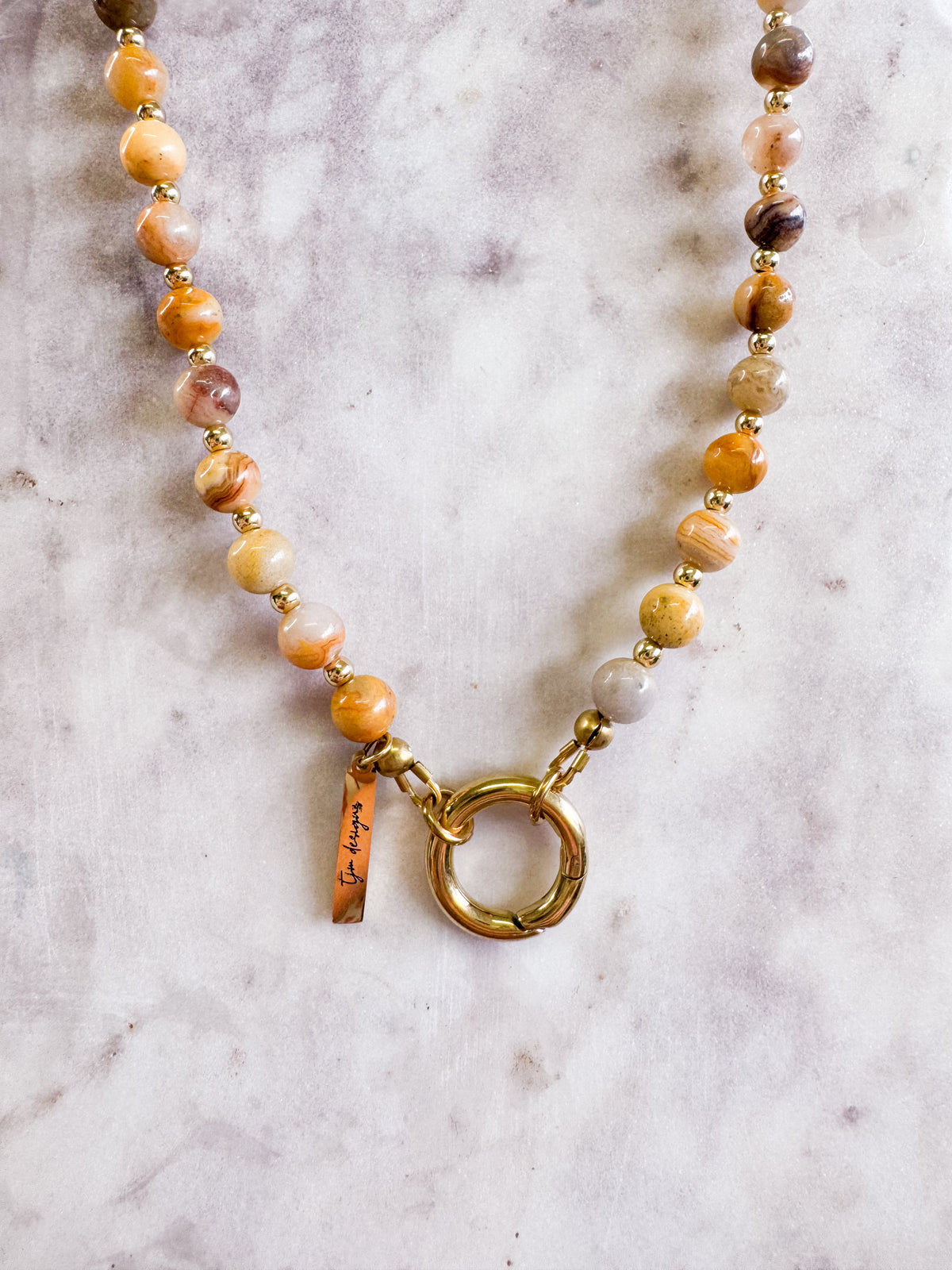Gemstone Charm Necklace