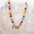 Gemstone Charm Necklace