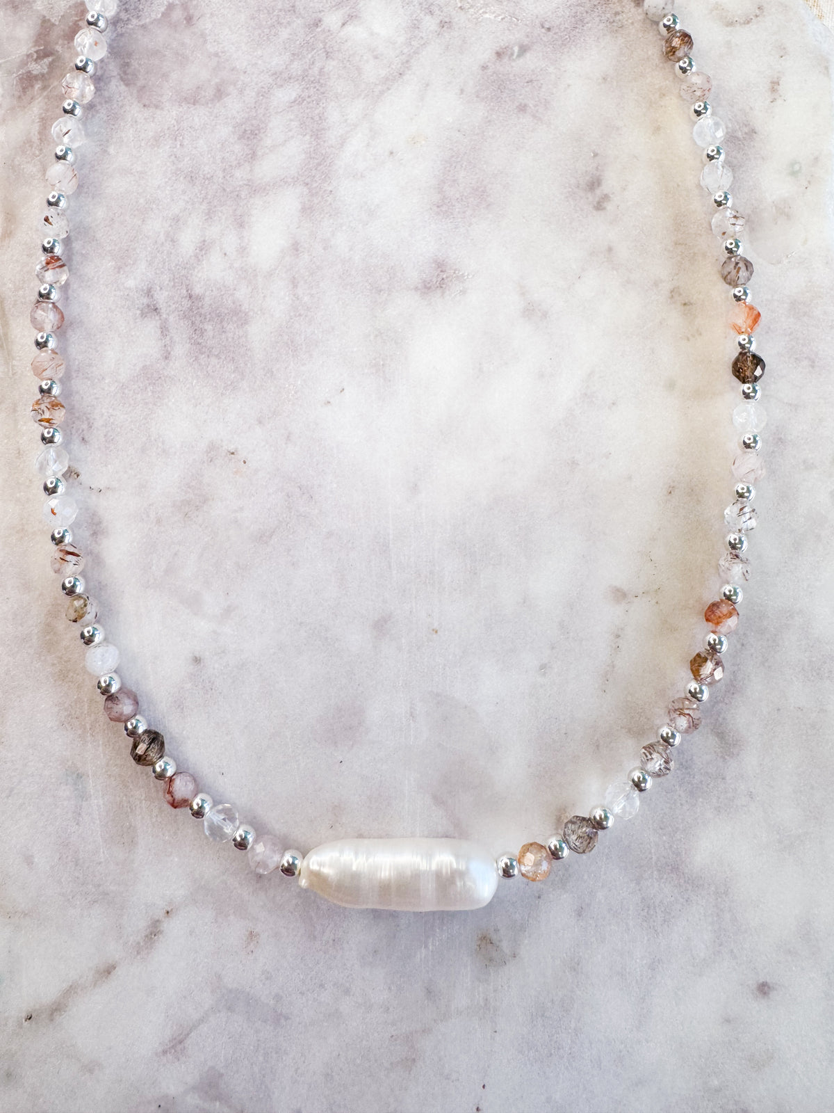 Paddock Pearl Copper Rutilated Quartz