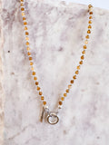 Mini Gemstone Charm Necklace