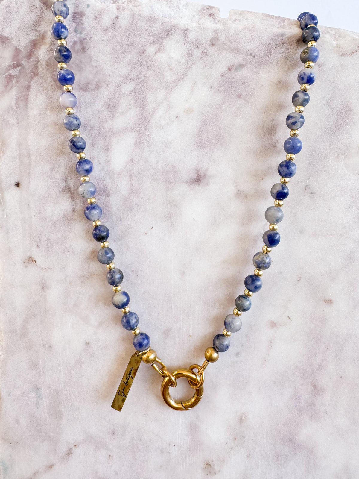 Gemstone Charm Necklace