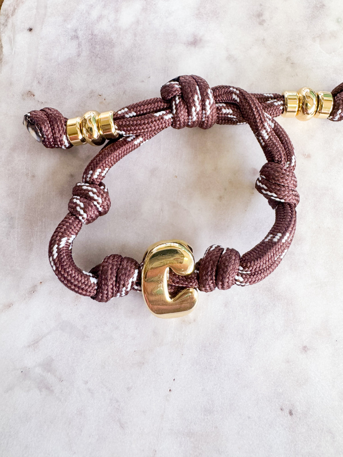 Rope Letter Bracelet