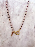 Mini Gemstone Charm Necklace