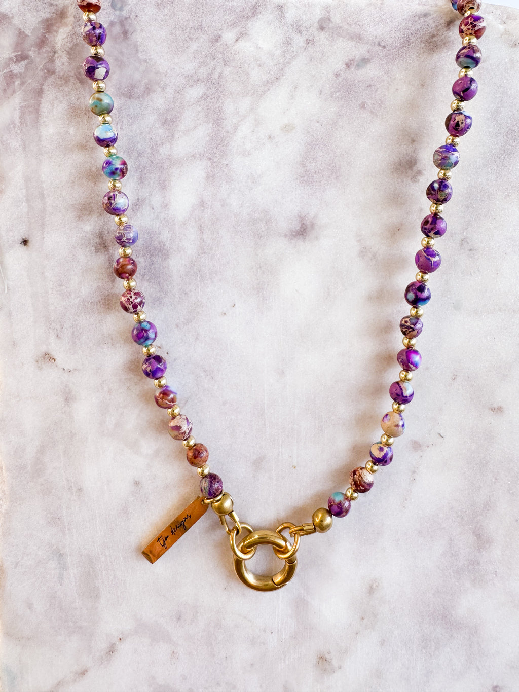 Gemstone Charm Necklace