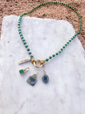 Mini Gemstone Charm Necklace