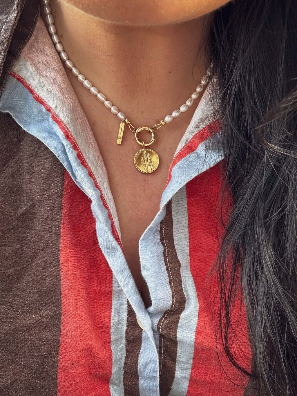 Pearl Charm Necklace