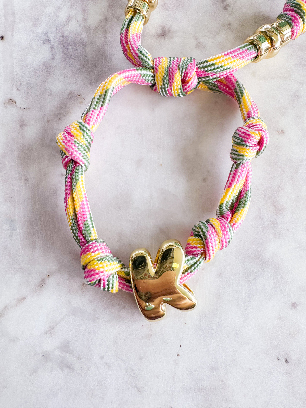 Rope Letter Bracelet