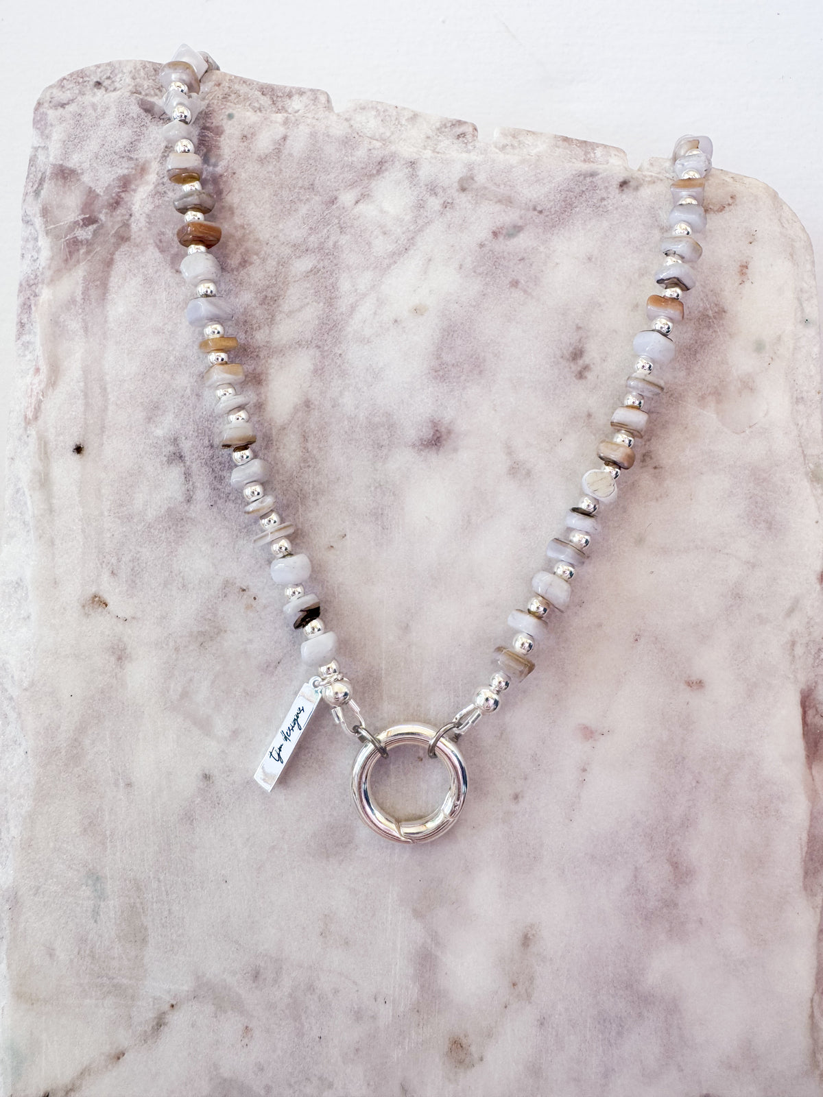 Gemstone Charm Necklace
