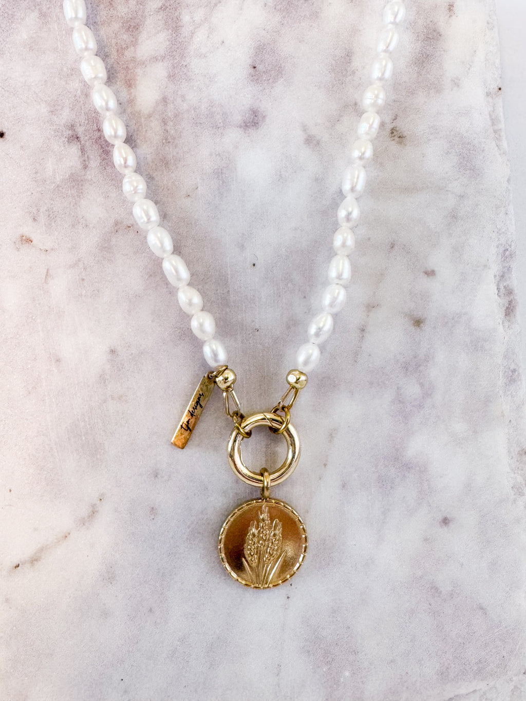 Pearl Charm Necklace