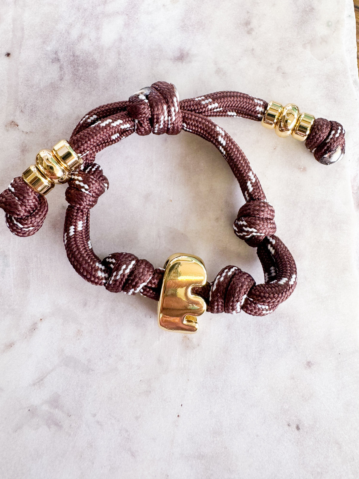 Rope Letter Bracelet