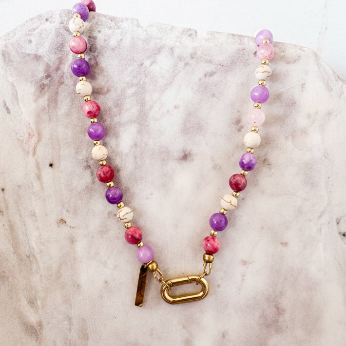 Gemstone Charm Necklace
