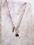 Mini Gemstone Charm Necklace