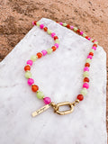 Gemstone Charm Necklace